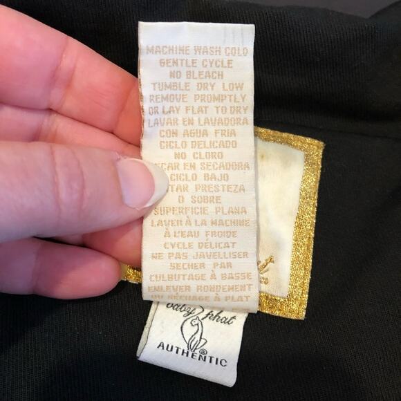 Baby Phat black zip button front jacket size 2X - Picture 9 of 16